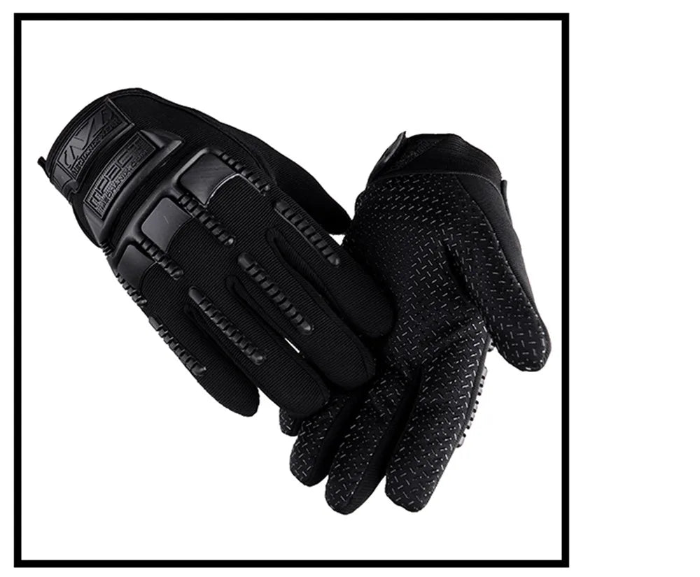 Fly Fishing Gloves, Camouflage Waterproof Anti-Slip Breathable Glove, Full Finger Durable Fishing Cycling Glove
