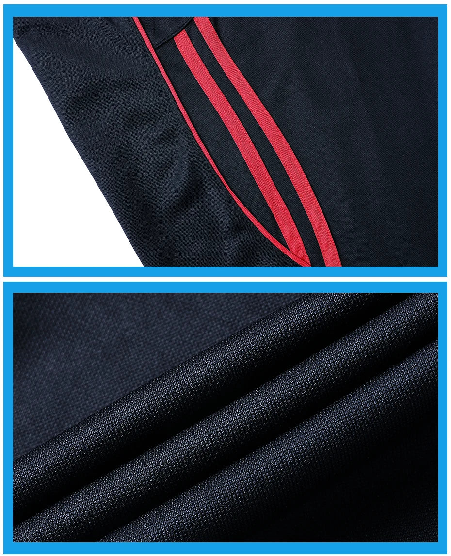 Men 3/4 Shorts New Soccer Pants Slim Sports Jogging Pants Men Training Running Trousers Football Male 3/4 Soccer Training Pants