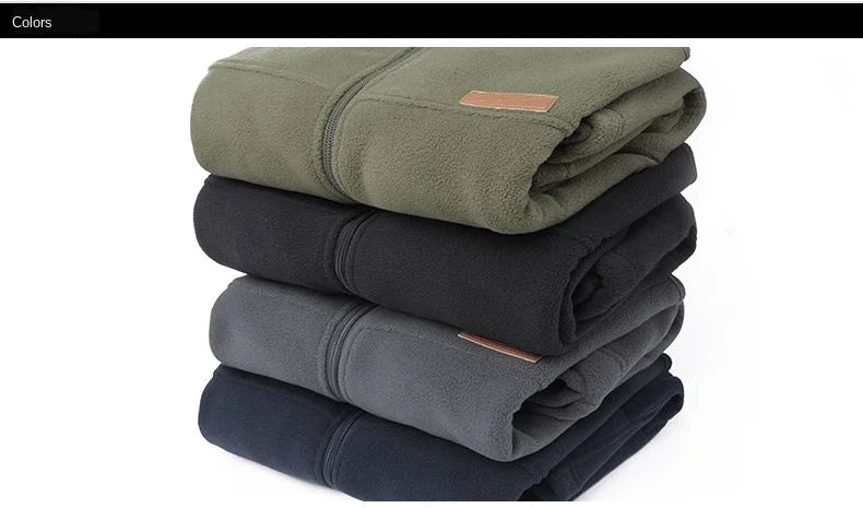 Herrenbekleidung Mantel Herren Dicke Warme Army Fleecejacke Patchwork Multi Pockets Polar Tec Herrenjacke und Mäntel Windbreaker für Herren