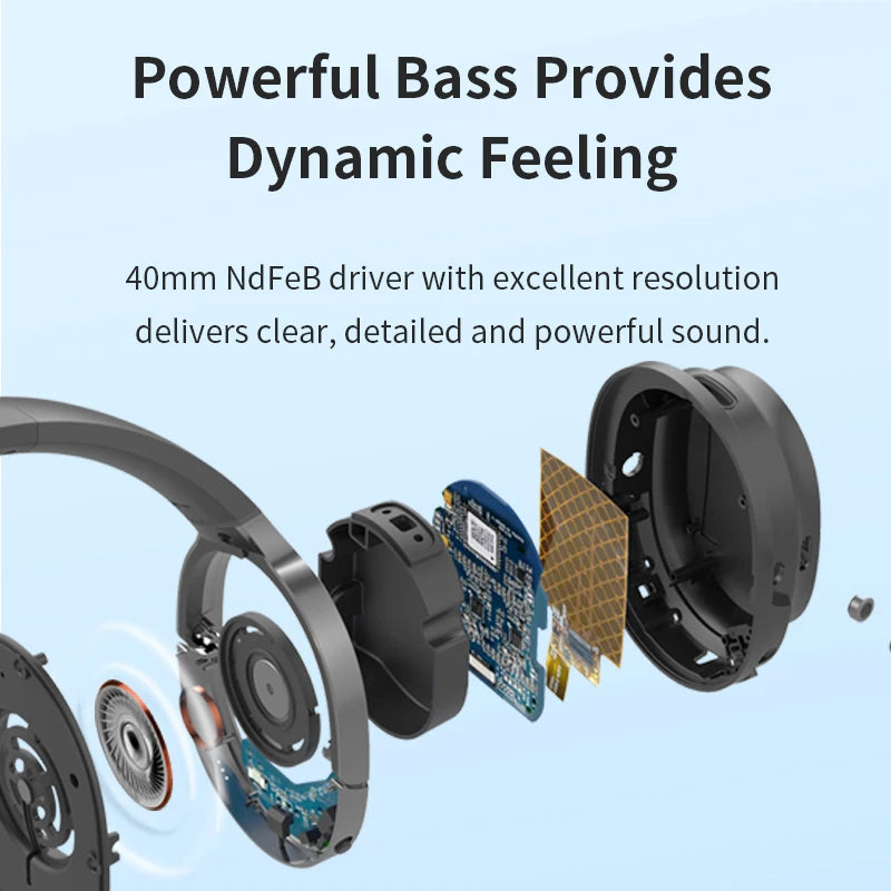 Edifier W600BT Wireless Headphone Bluetooth 5.1 Headset, 30H playback, Clear Voice Microphone, Lightweight, Ergonomic Design