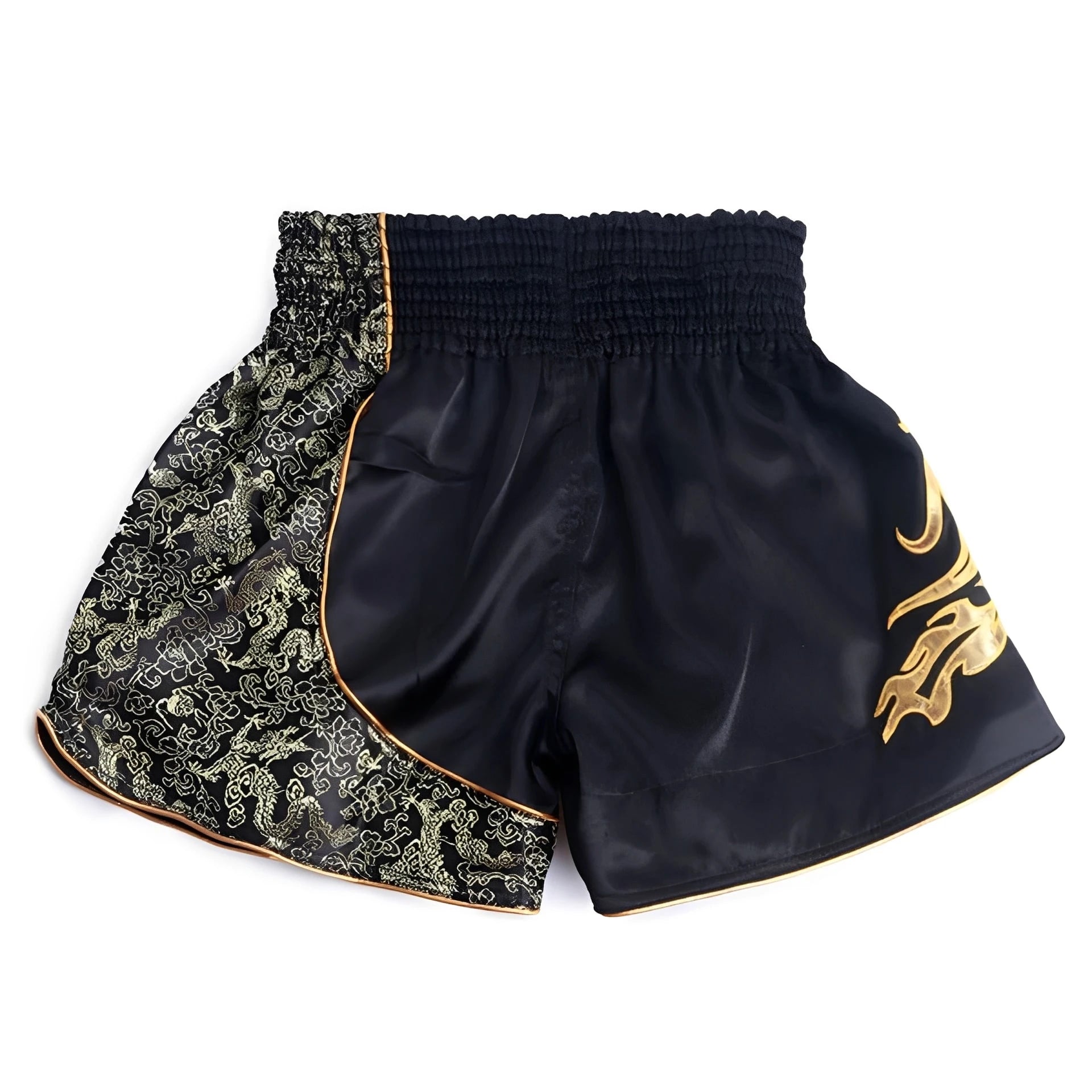 Men’s MMA Fight Shorts – Tiger Print Muay Thai, Kickboxing & Grappling Training Shorts for Boxing & Sanda