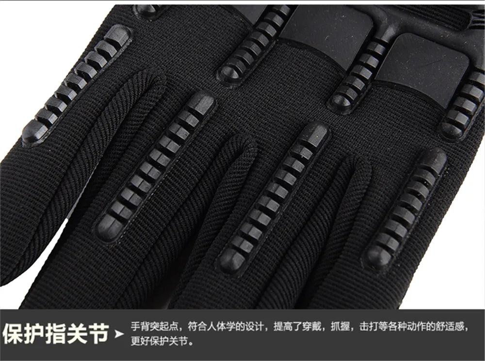 Fly Fishing Gloves, Camouflage Waterproof Anti-Slip Breathable Glove, Full Finger Durable Fishing Cycling Glove