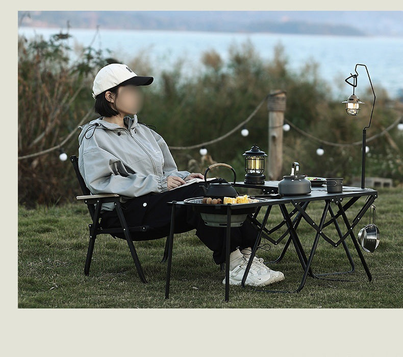 Portable Picnic Table Tactical Style Camping Table Foldable Expandable Outdoor Camping Hiking Furniture
