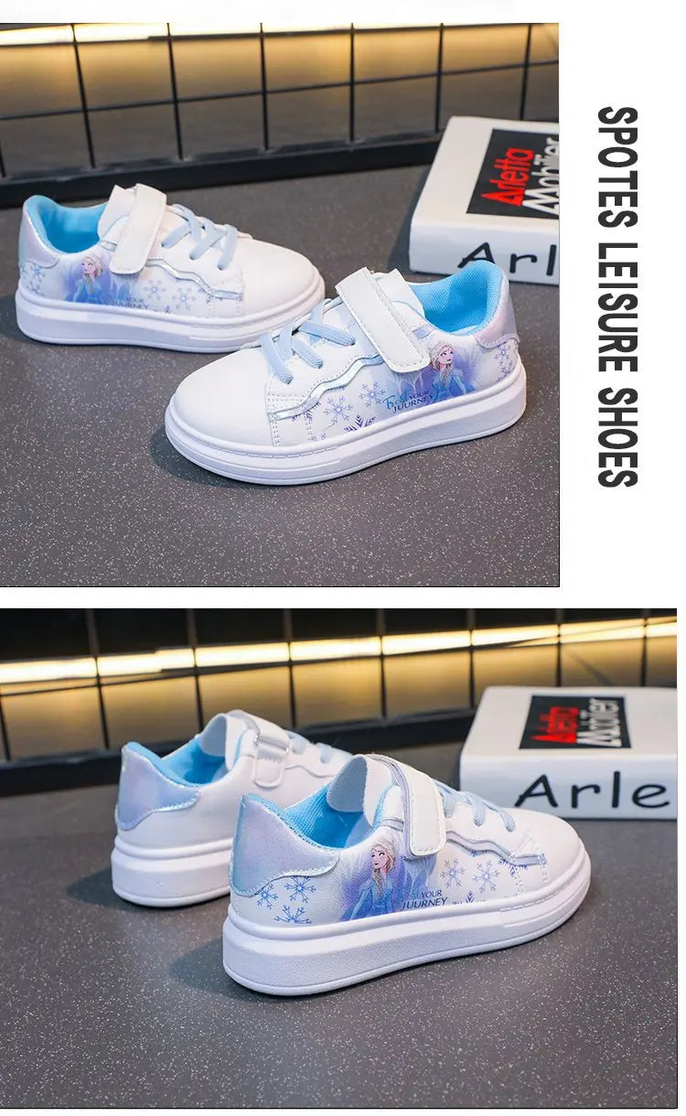 Summer Casual Children's Sports Shoes Cartoon Princess Girls' Trainers Sneakers For Kids Size 26-37