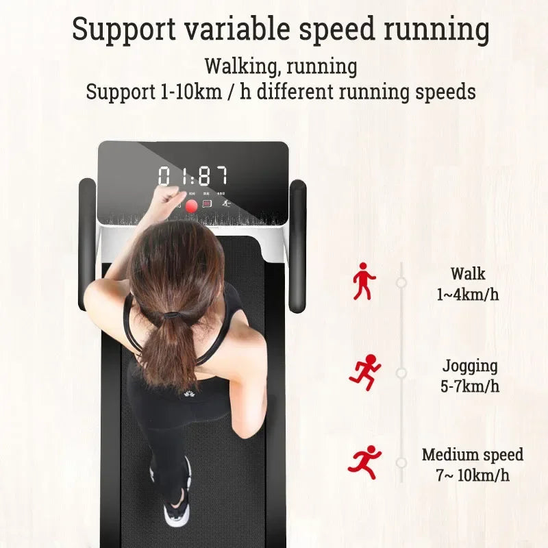 New Exercise Treadmills Folding Multifunctional Foldable Mini Fitness Home Treadmill Indoor Exercise Equipment Gym House Fitness
