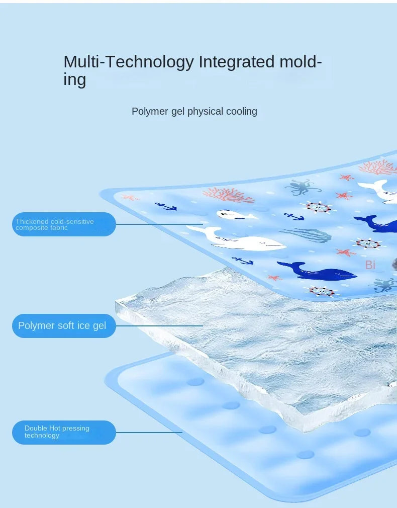 Dog Cooling Mat Summer Pet Cold Bed Extra Large For Small Big Dogs Pet Accessories Cat Durable Blanket Sofa Cat Ice Pad Blanket