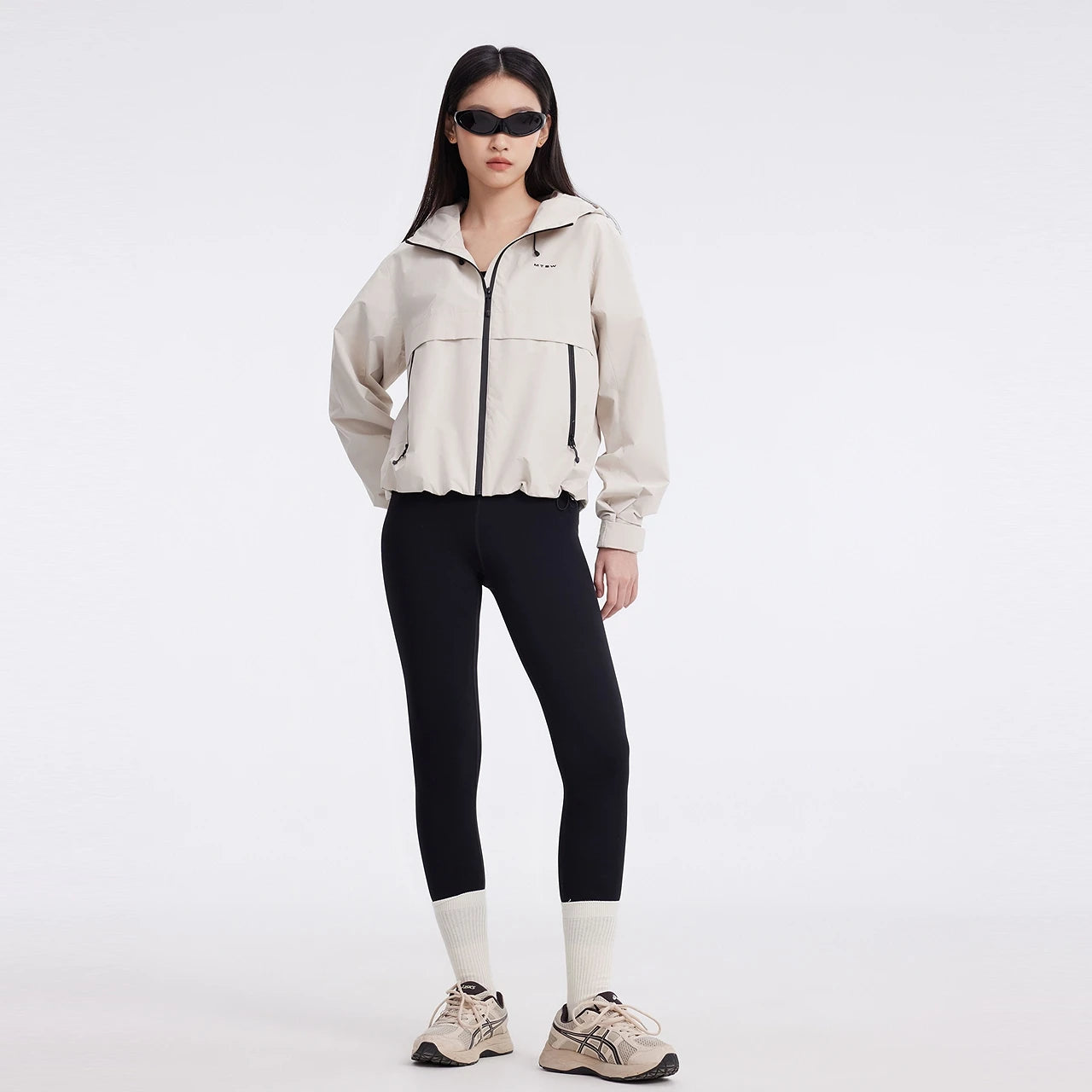 Women's Korean Short Windbreaker Jacket, Spring & Autumn Female Loose Fitting Tops Coat, Solid Colour Outerwear For Ladies