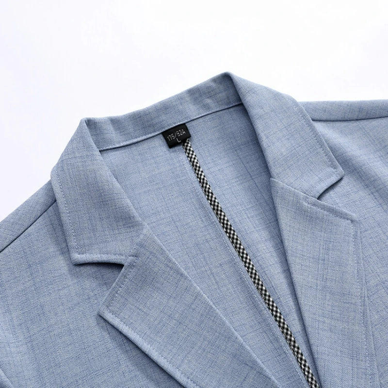 Men's Sun-Proof Coat, Light and Breathable Summer Long-Sleeve Jacket, Male Daily Business Casual Suit Size S-4XL