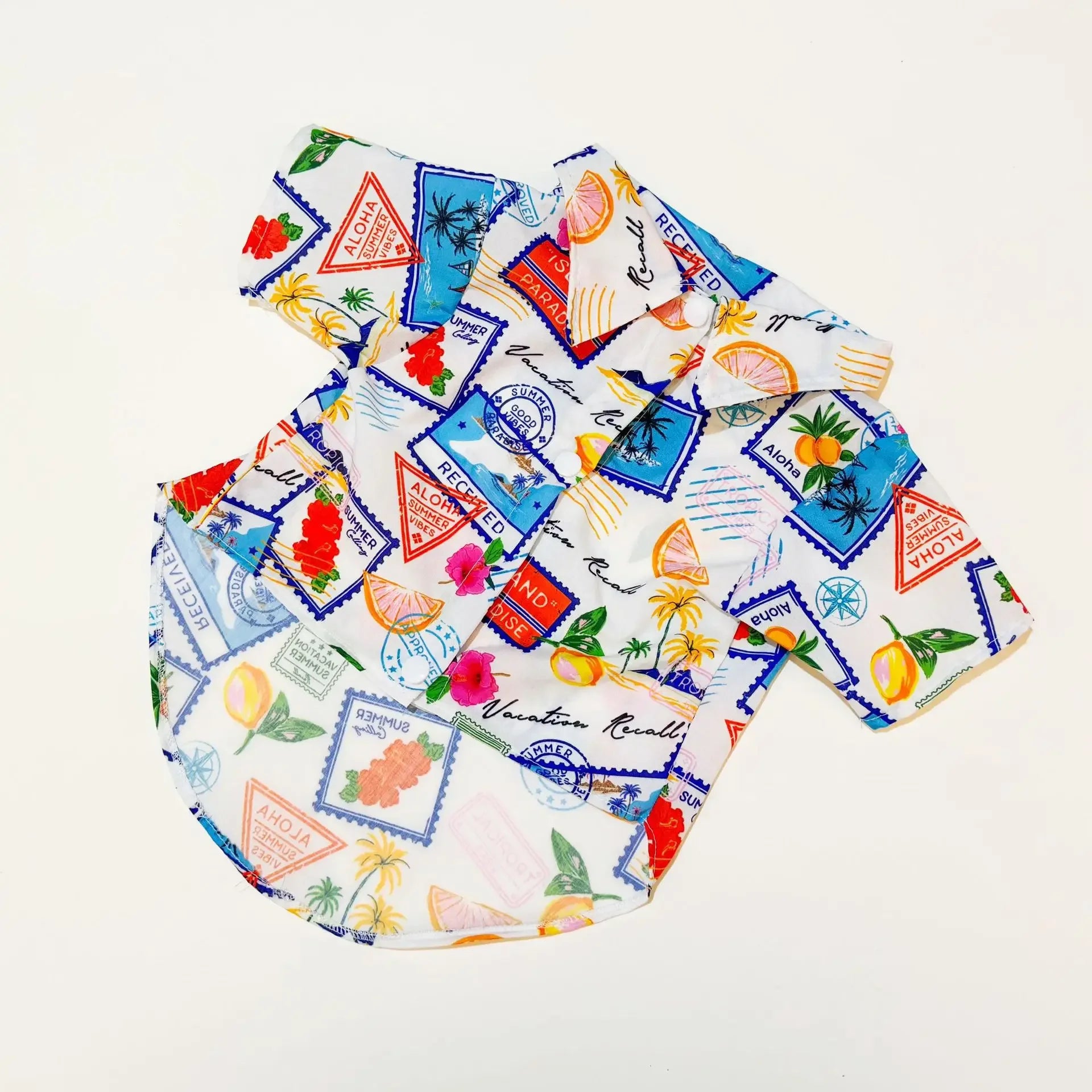 Pet Beach Wear Hawaiian Shirt Pet Dog Cat Four Seasons Shirt Clothing Supplies