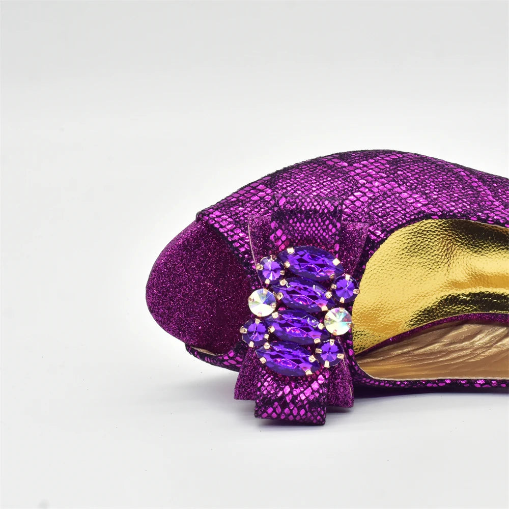 Fashion Italian Shoes with Matching Bags for Nigeria Women Ladies Shoe and Bag Set Latest Designers Luxury Woman Pumps