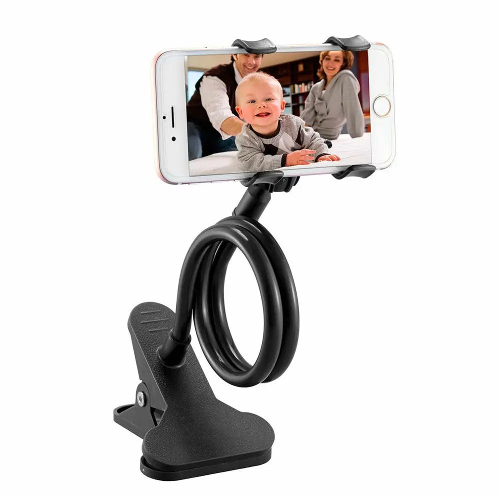 Universal Adjustable Flexible 360 Clip Portable Bracket Mount Stands Phone Holder Bed Desk Holder