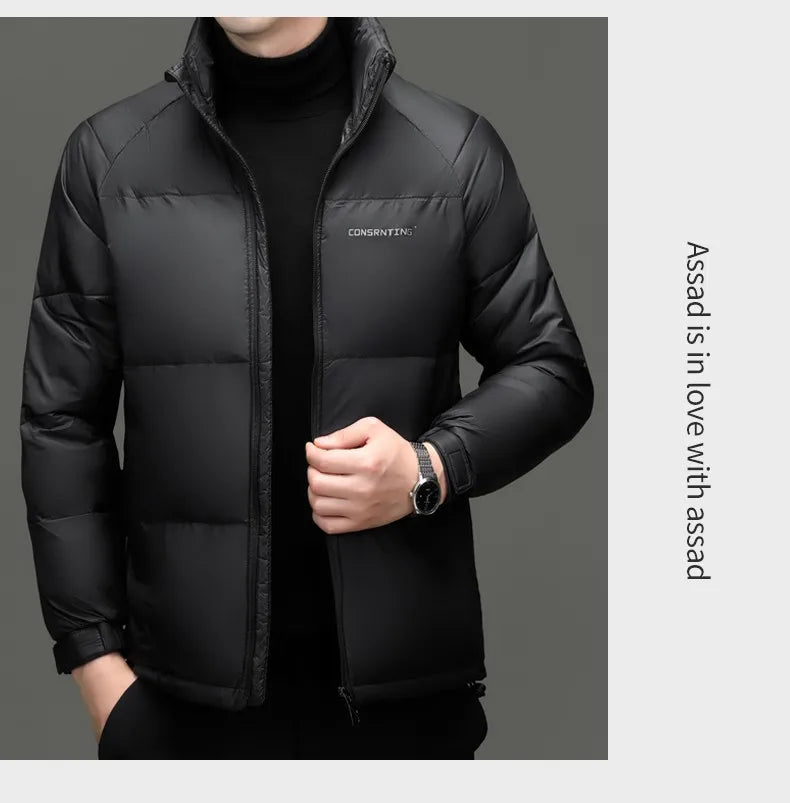 Men's Top Grade Designer Brand Parka Jacket, Casual Fashion Hooded Cropped Windbreaker, and Quilted Puffer Male Coats
