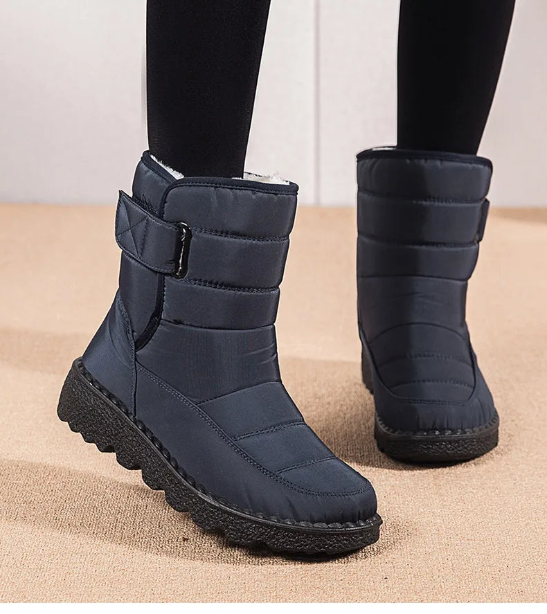 Boots Women Snow Casual Shoes Woman Waterproof Boots For Women Keep Warm Women's Boots Plush New Botas Mujer Winter Shoes