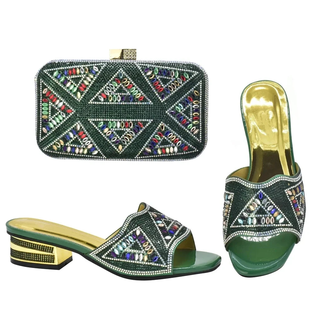 Italian Shoe and Matching Bag for African Wedding with Nice Hand Bag Italian Ladies Shoes and Bags To Match Set