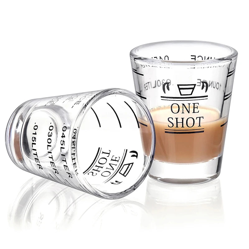 1 stuks 30 ml glazen maatbeker met schaal, shotglas, bakgereedschap, keuken- en barapparatuur, accessoires