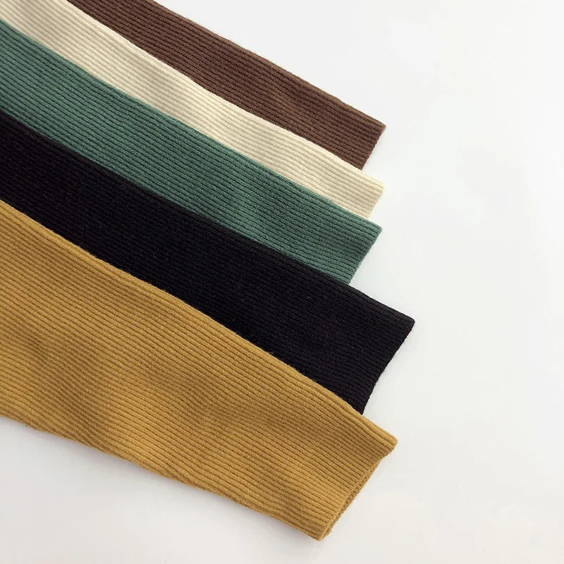 Kindertruien Halve coltrui Meisjes basistruien 5 kleuren Meisjes jongens gebreide trui 1-6 jaar Unisex