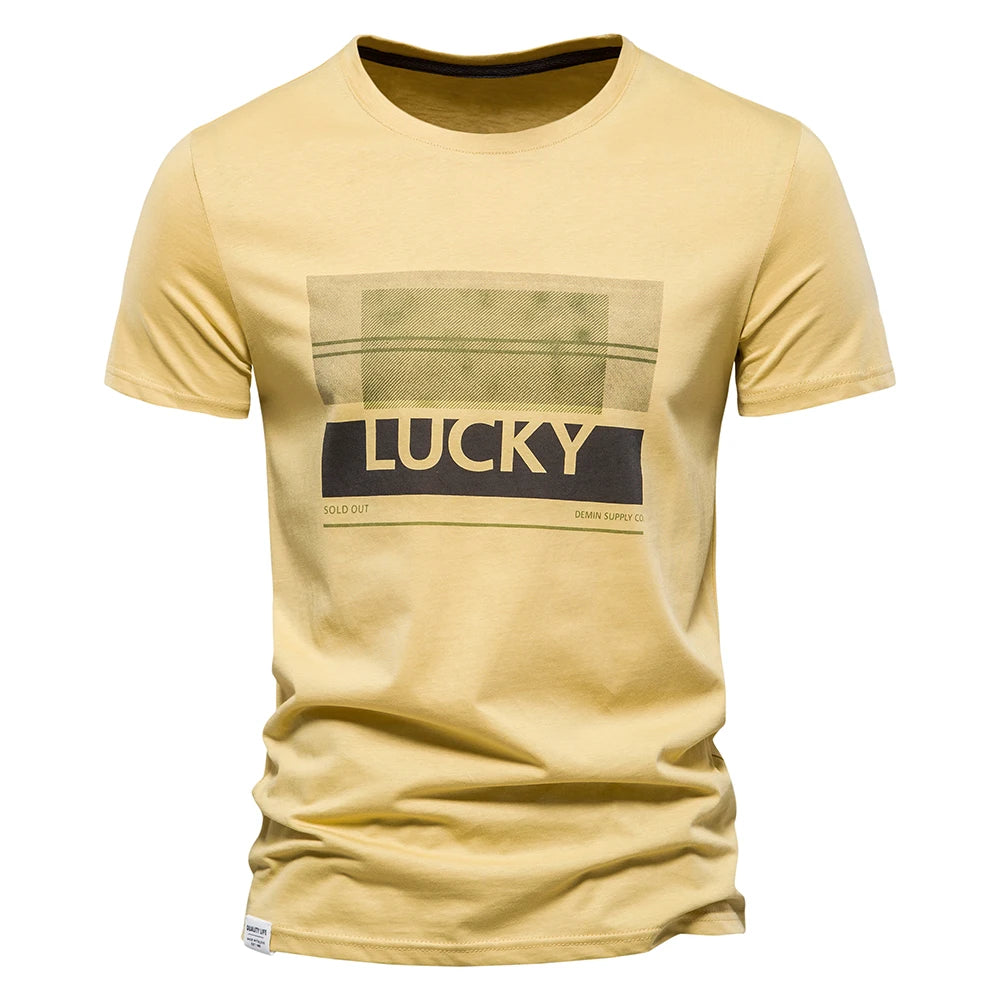 Fashion Designer Cotton T Shirt Men Short Sleeve Casual Sport Summer Tops Tee Shirts Brand Quality Men Clothing