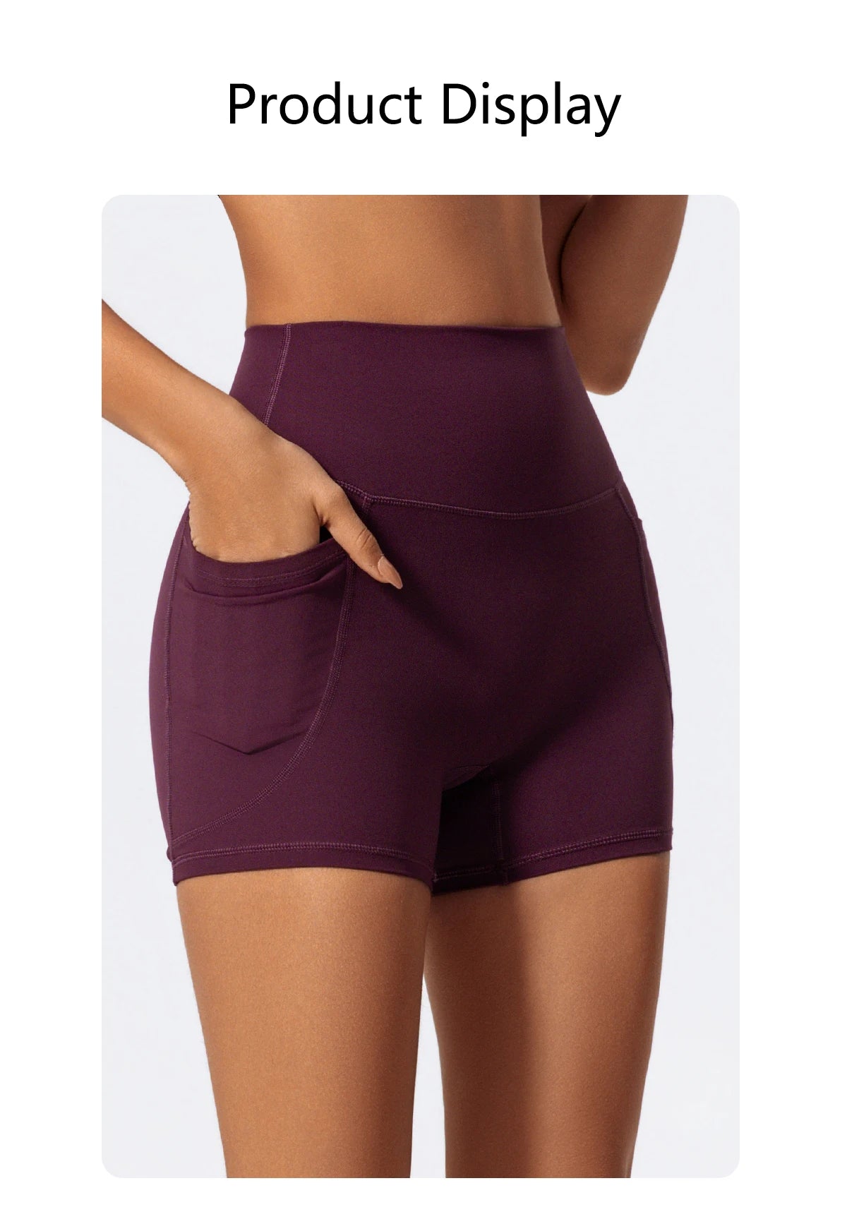 Pockets Workout Gym Legging Women Cycling Shorts Quick-Dry Yoga Clothes Breathable High Waist Sports Shorts Female