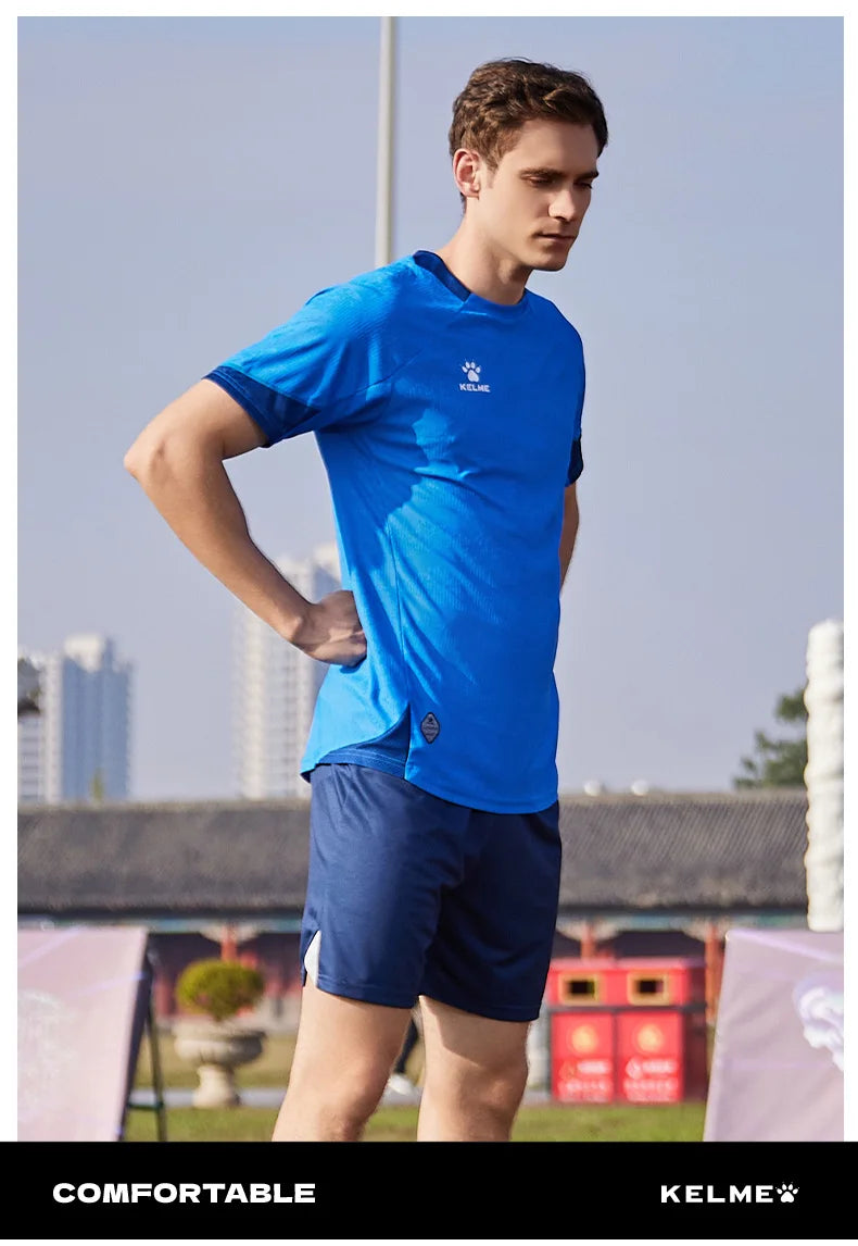 Men's Football Jersey Customized Short Sleeved Shirt For Adult Training Matches Soccer Jersey Top