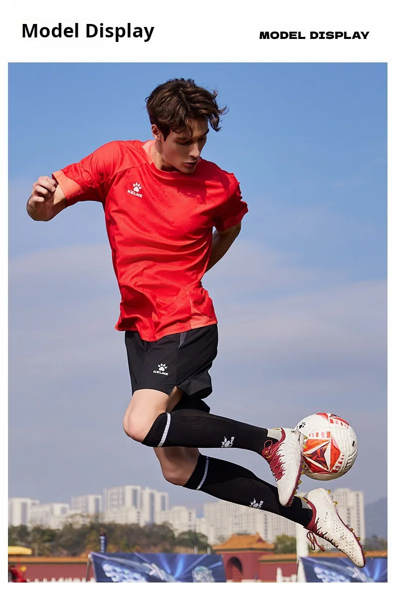 Men's Football Jersey Customized Short Sleeved Shirt For Adult Training Matches Soccer Jersey Top