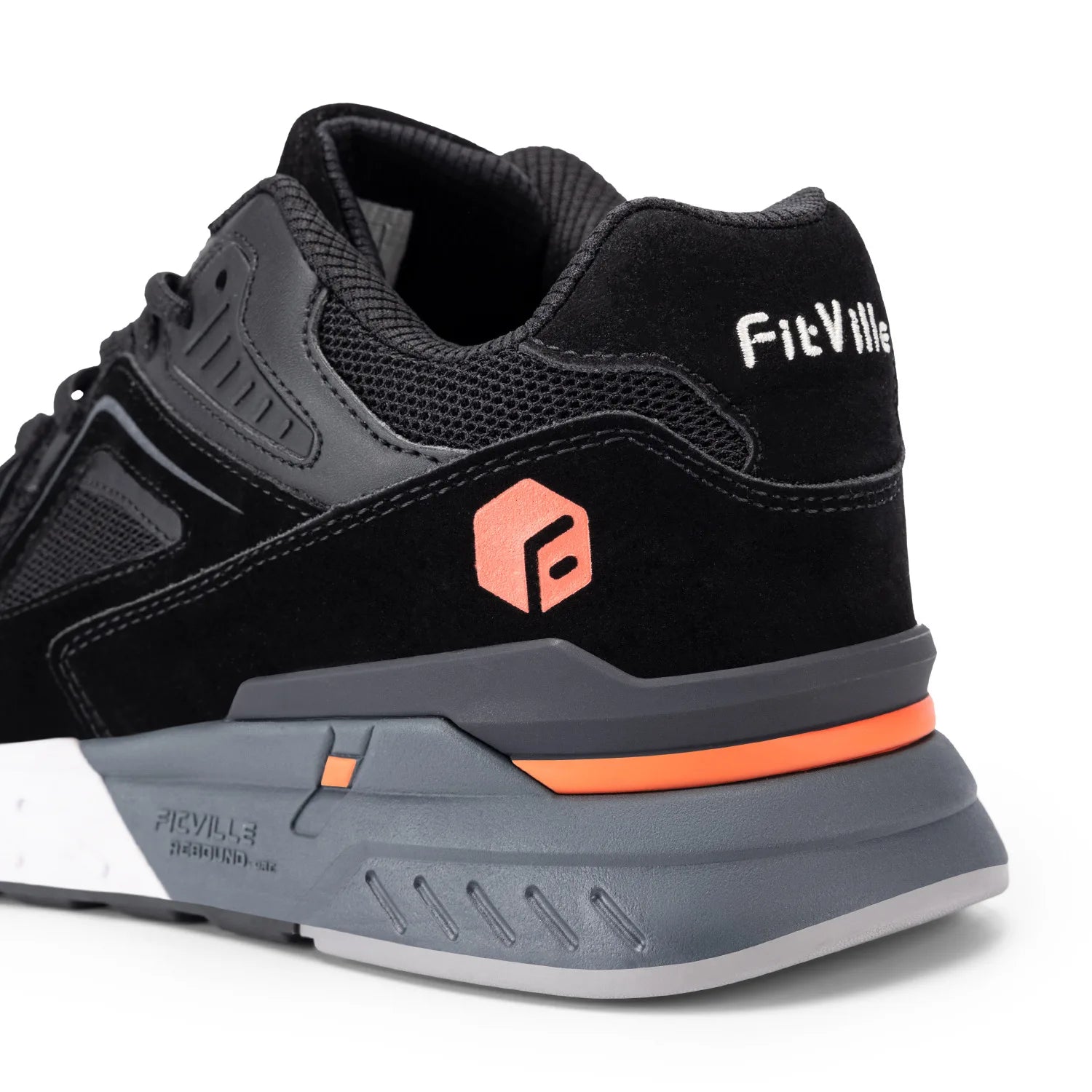Men's Extra Wide, Lightweight & Non-Slip Running / Walking Shoes - Sneakers For Flat Feet, Arch Fit & Heel Pain Relieve