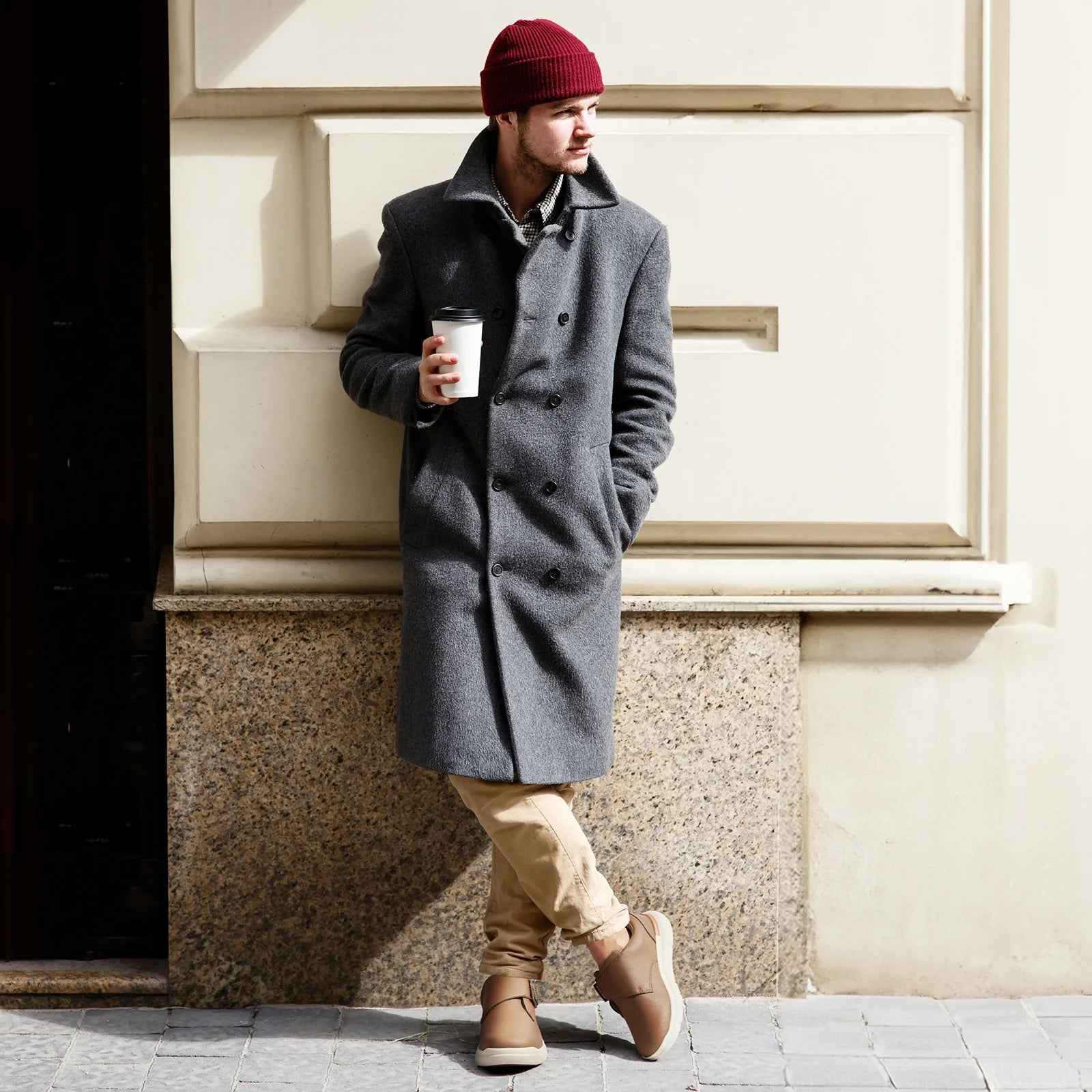 Men's Leather Shoes Wide Shoes for Swollen Feet Men's Diabetic Walking Shoes for Outdoor Business Walking Shoe