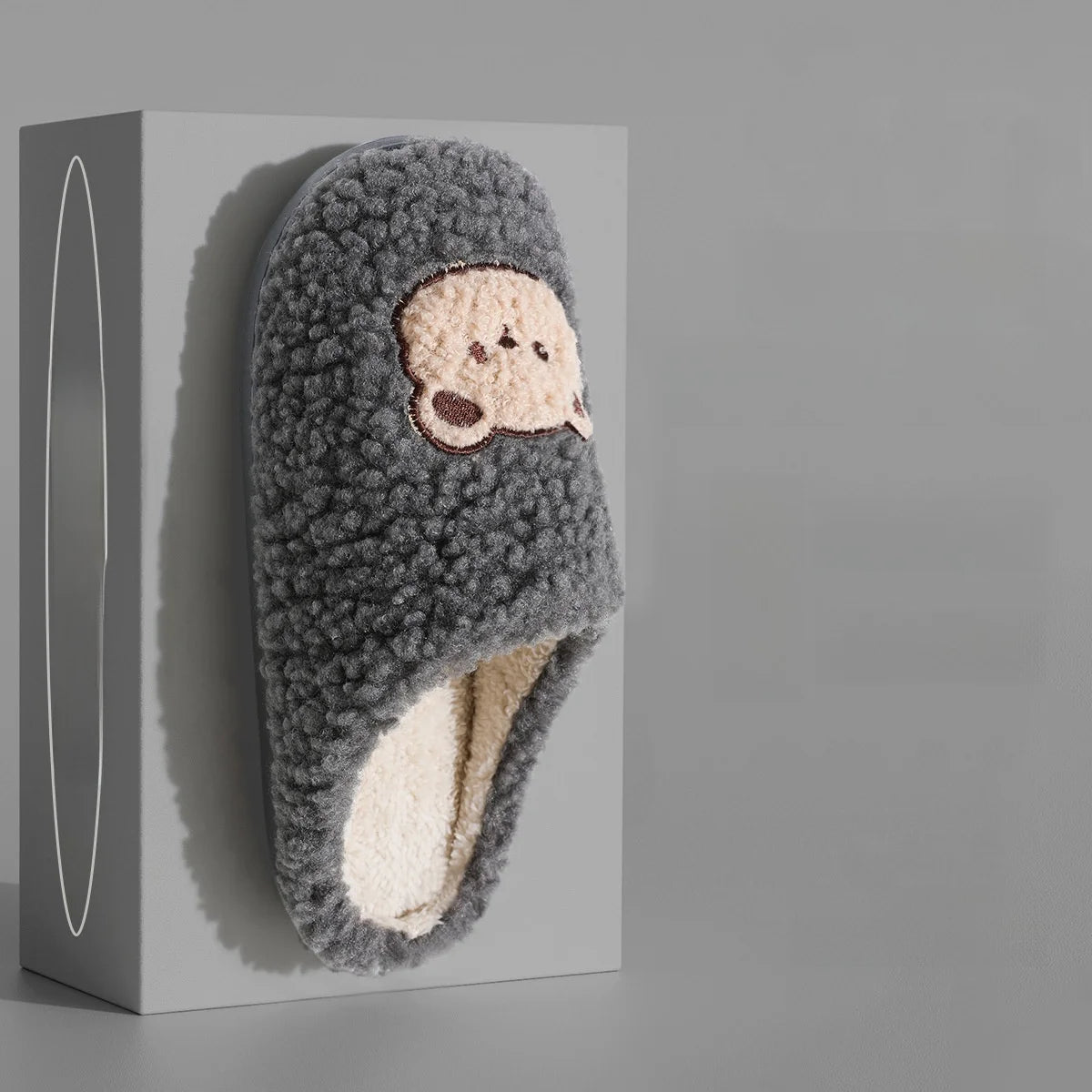 Unisex Slippers House Shoes Cartoon Winter Shoes Warm Anti-Slip Soft Bottom Shoes For Kids Size 36-41