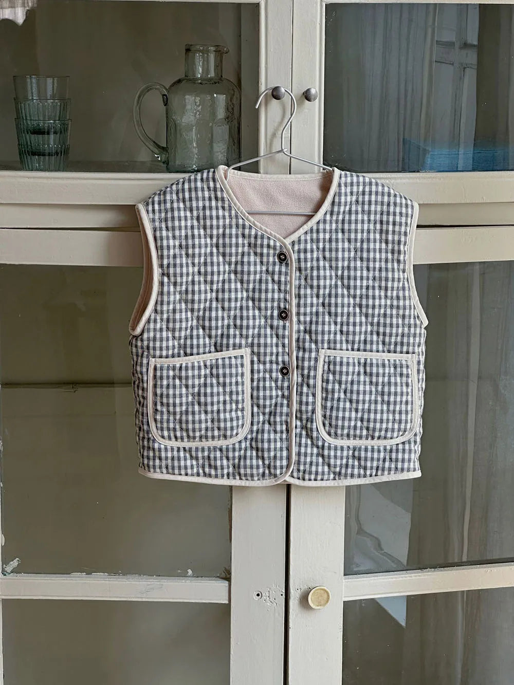 Children's Clothing Autumn Winter Girls Plaid Fur Lining Vest Kid's Warm Casual Waistcoat Jacket Boys Outwear 2-7Y Unisex