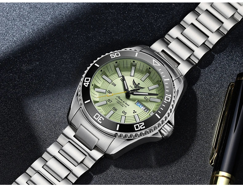 Yelang V1032 Automatic Movement Men Watch 300m 30Bar Waterproof Dive Watches for Man Luminous 44MM  V1032
