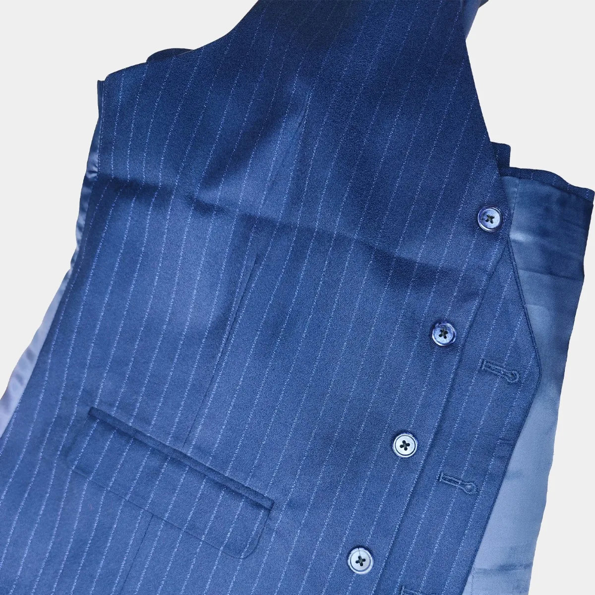 Men's Premium British Striped Suits, Business Formal Dress, Wedding, and Groom, Slim-Fit, Coat Vest & Pants -  Customized Sizes Available