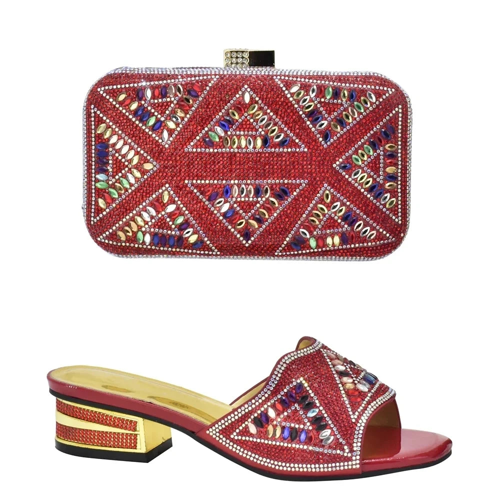 Italian Shoe and Matching Bag for African Wedding with Nice Hand Bag Italian Ladies Shoes and Bags To Match Set
