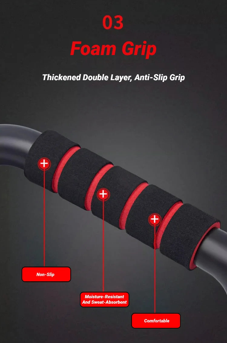 2 stuks antislip push-up H-vormige ondersteuningsstangstandaard voor thuisfitness, handgrepen voor push-upstangen, arm- en borstspiertrainingsbeugels
