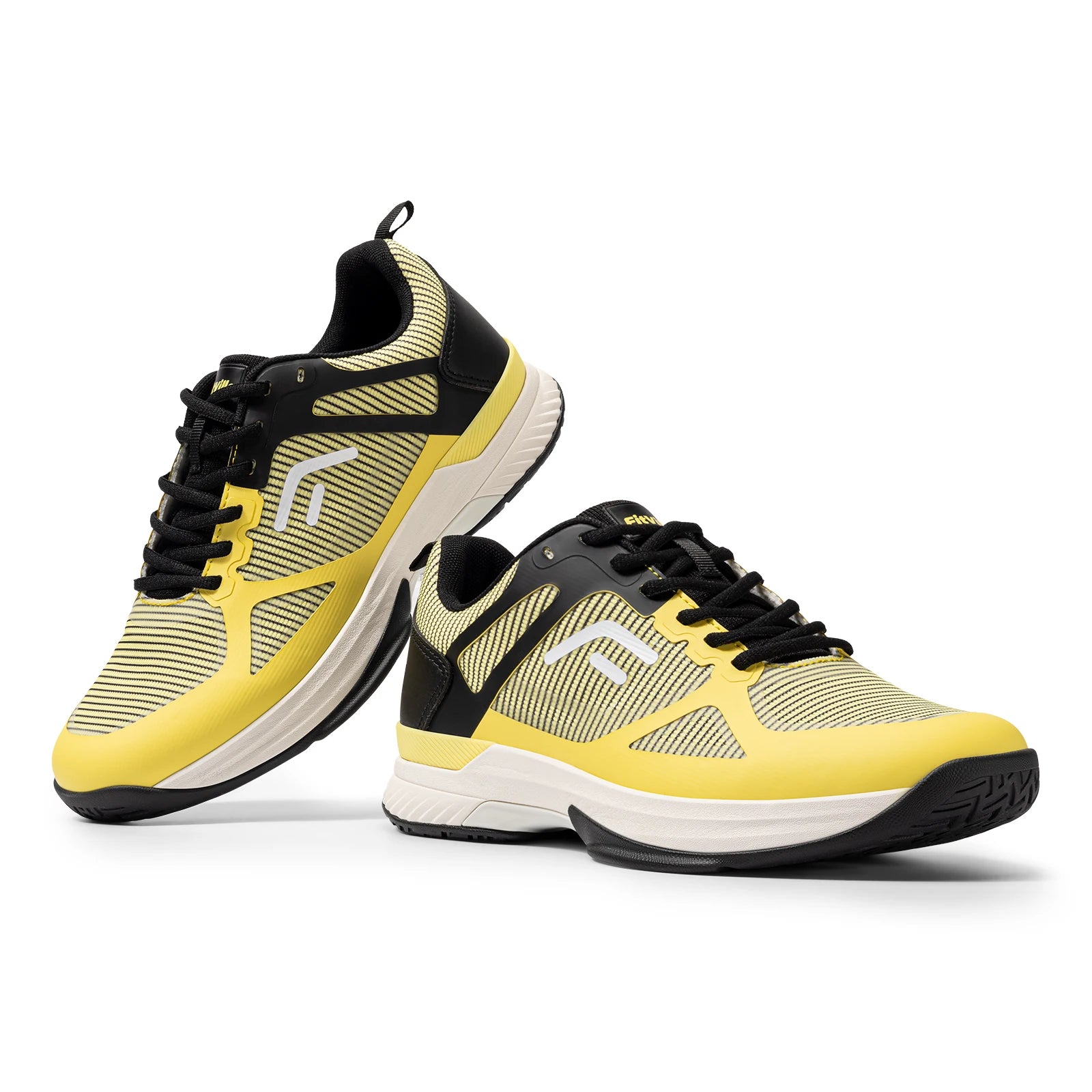 Men's Wide Pickleball And Full Court Tennis Sneakers with Arch Support - Lightweight Non-Slip Sports Shoe