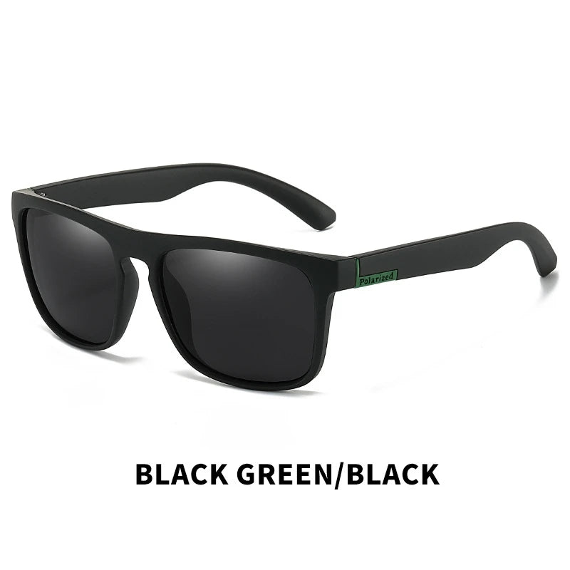 Vintage Square Polarized Sunglasses – UV400 Designer Driving & Fishing Sunglasses for Men & Women