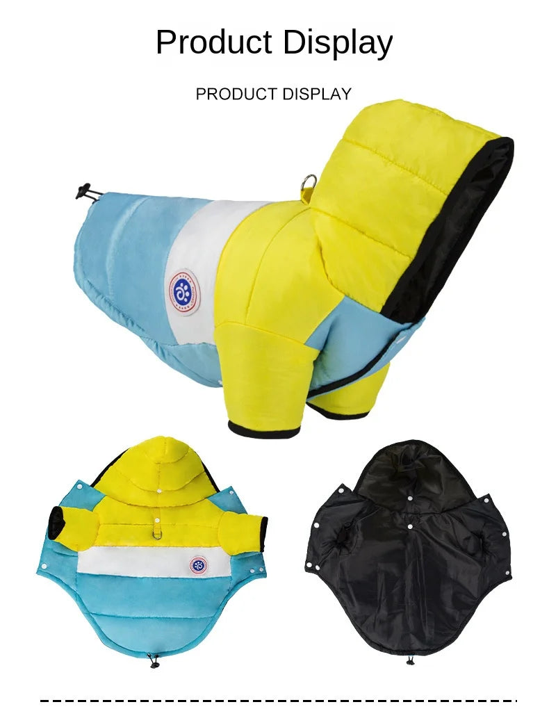 Dog Winter Pet Cotton Jacket Outfit Warm pet Clothes Puppy Coat For Small Medium Dogs Cats Chihuahua Bulldog Maltese Clothing