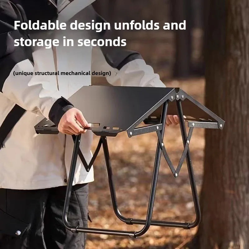 Portable Picnic Table Tactical Style Camping Table Foldable Expandable Outdoor Camping Hiking Furniture