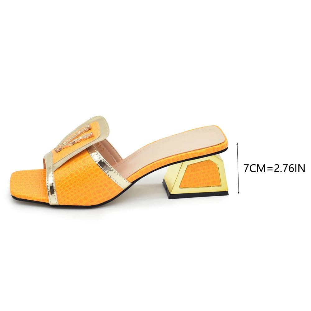 Elegant Women Shoes Slip on Open Toe Shoes for Wedding Women Plus Size Women Shoes 43 Luxury Nigerian Party Pumps