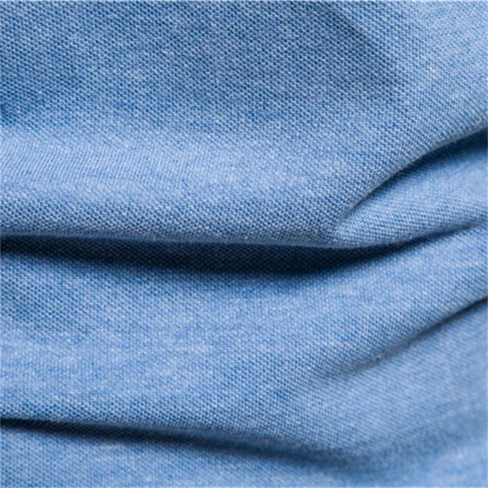 Men's Cotton Polos Solid Colour Classic Polo Shirt Men Short Sleeve Top Quality Casual, Business, & Social Polo Shirt