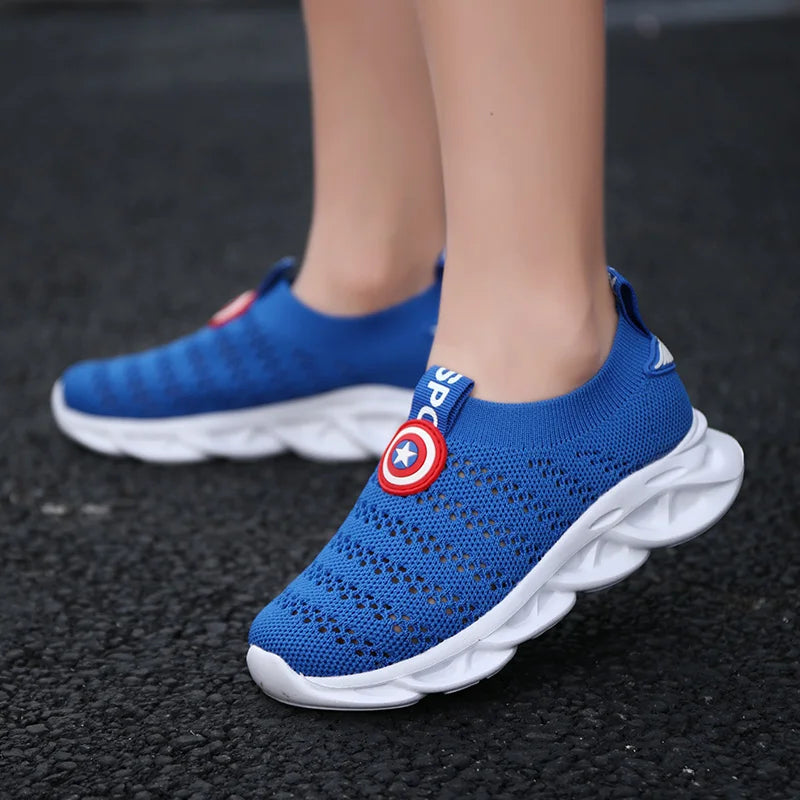 Unisex Summer Children Shoes Sport Sneakers Breathable Casual Shoes Mesh Net Cloth Kids' Sports Flat Sneakers