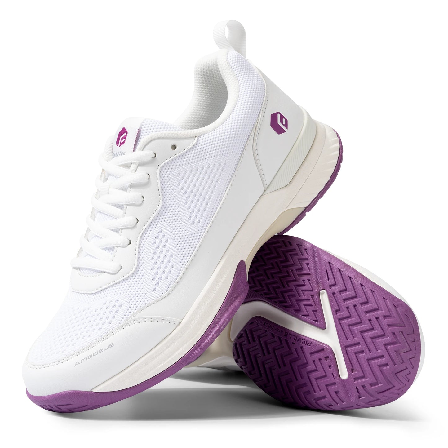 Women's Wide Fit Pickleball Shoes Tennis Court Shoes Athletic Shoe Court Squash Sneakers for Fat Feet Racquet Sports