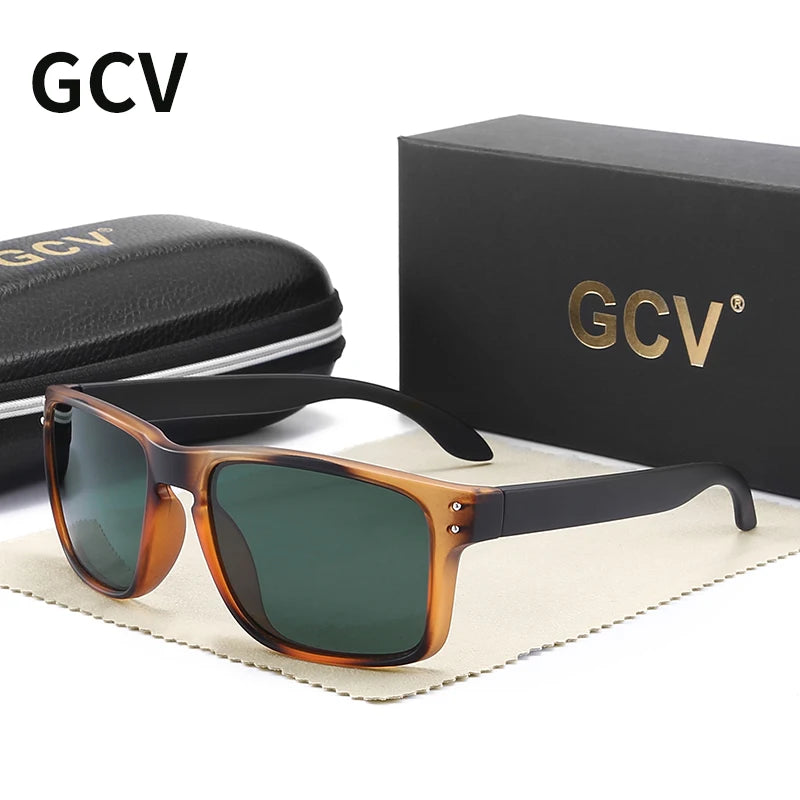 Fashion Wrap Frame Sunglasses UV400 Polarized Unisex Classic Pattern Decorative Goggles for Men And Women
