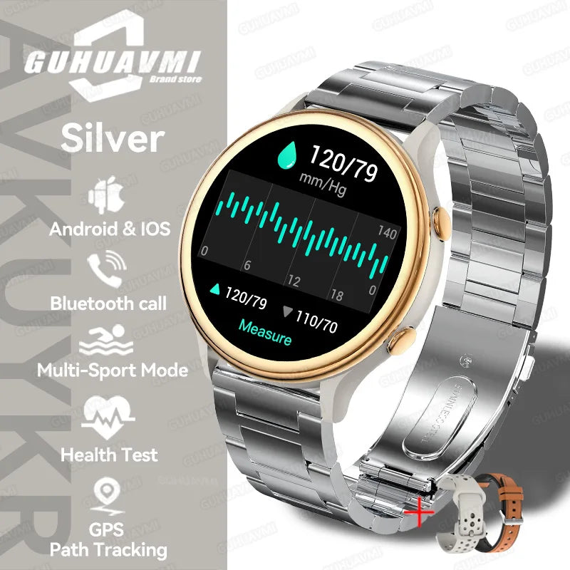 2025 Mini Smart Watch Dames 1,27-inch 360*360 AMOLED HD-scherm IP68 Waterdicht Hartslag Bloedzuurstof Smartwatch - Compatibel met HUAWEI IOS