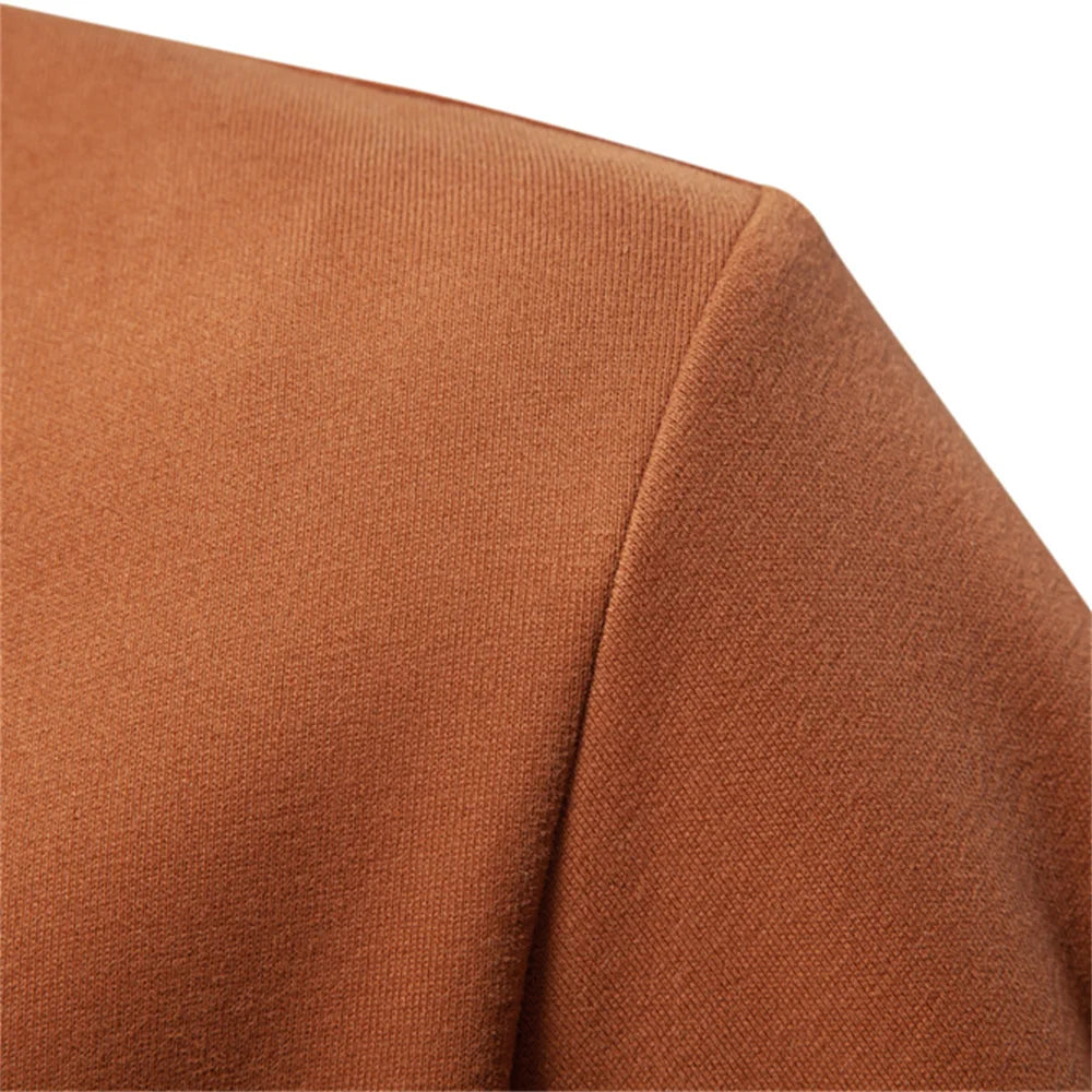 Men's Mock Neck Quarter Zip Sweatshirts Patchwork Casual Pullover Cotton-blend Sweatshirt for Men