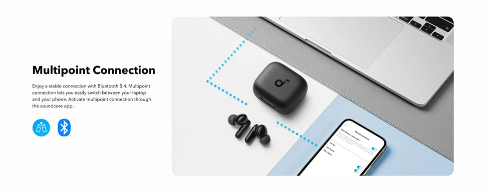 Soundcore by Anker P30i Noise Cancelling Earbuds 45H Wireless Earphone Bluetooth Wireless Bluetooth Headphones TWS Earphones