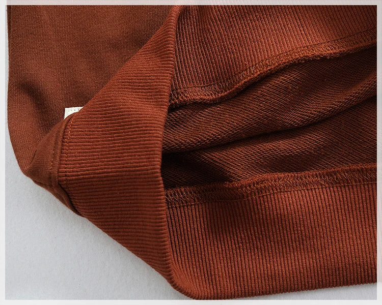 Autumn New American Retro Long Sleeve O-neck Letter Printed Sweatshirts Men's Fashion Washed Old Terry Pullover Casual Sportwear