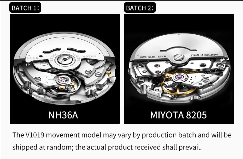 YELANG Watch Men's 44MM Mechanical Wristwatches Luxury Sapphire Glass AR Coated Automatic Watches 10BAR Waterproof Watch For Men