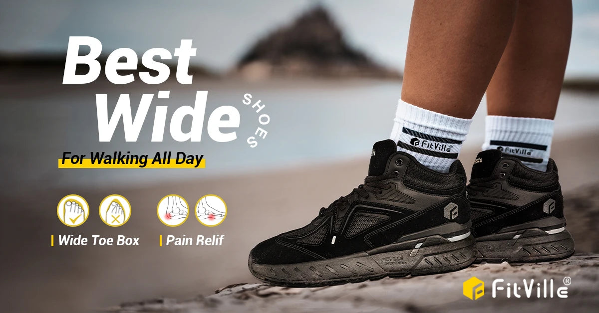 Hoge basketbalschoenen voor heren, verbreed, lichtgewicht, casual sneakers, ademend, voor pijnverlichting bij gezwollen voeten