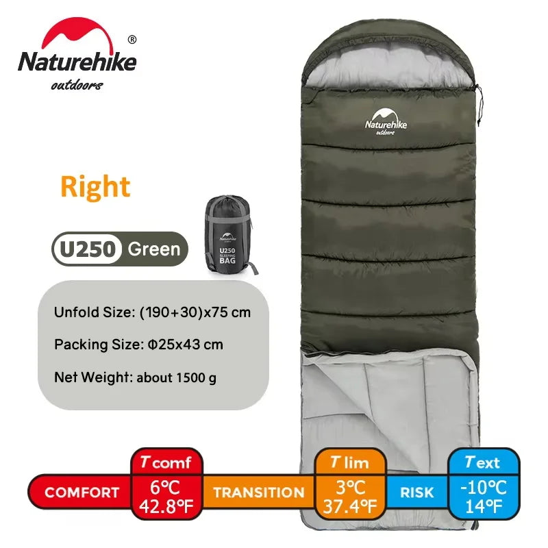 Sleeping Bag Ultralight Cotton Sleeping Bag Winter Sleeping Bag Lightweight Waterproof Outdoor Camping Sleeping Bag