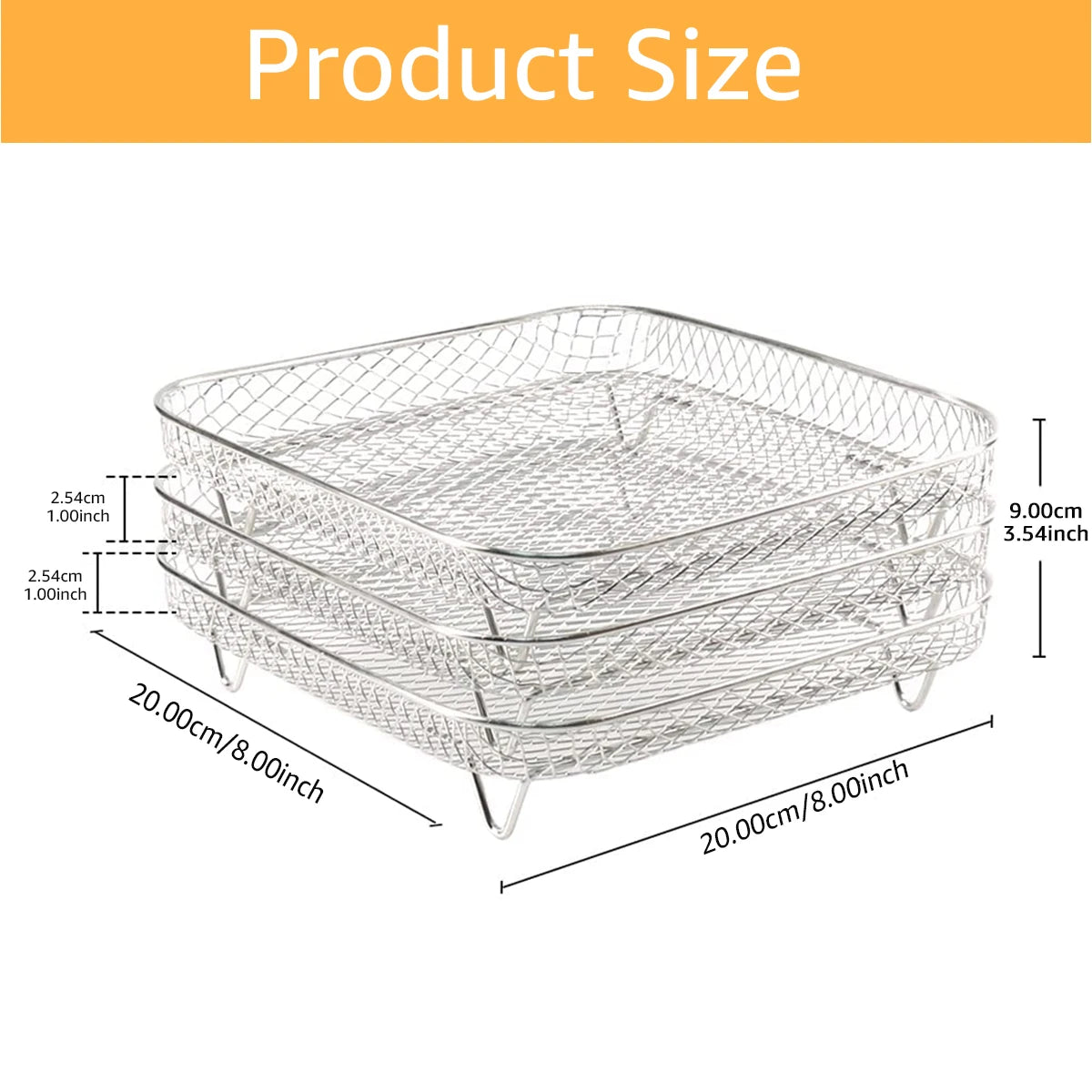 Baking Tray Oil Frying Baking Pan Non-stick Chips Basket Baking Dish Grill Mesh Kitchen Tools