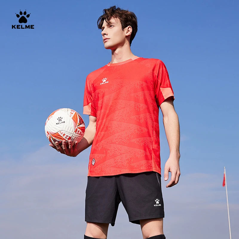 Men's Football Jersey Customized Short Sleeved Shirt For Adult Training Matches Soccer Jersey Top
